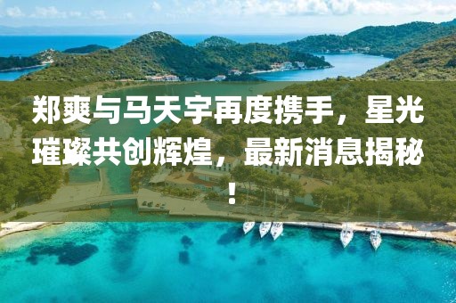 鄭爽與馬天宇再度攜手,星光璀璨共創輝煌,最新消息揭秘!