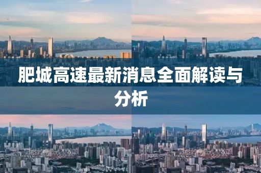 肥城高速最新消息全面解讀與分析