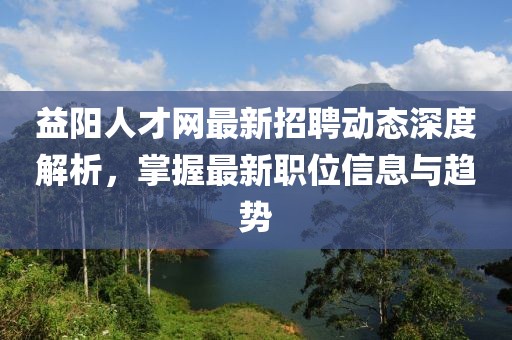 益陽人才網最新招聘動態深度解析,掌握最新職位信息與趨勢