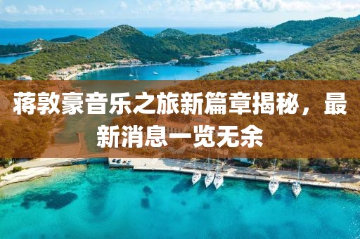 蔣敦豪音樂之旅新篇章揭秘,最新消息一覽無余