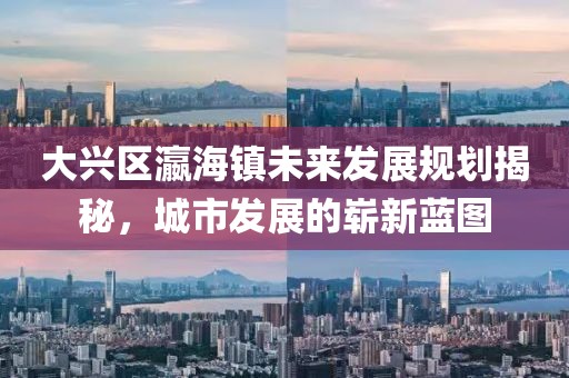 大興區(qū)瀛海鎮(zhèn)未來發(fā)展規(guī)劃揭秘,城市發(fā)展的嶄新藍(lán)圖