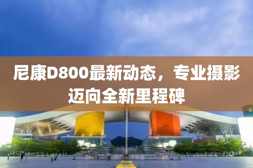 尼康D800最新動態,專業攝影邁向全新里程碑
