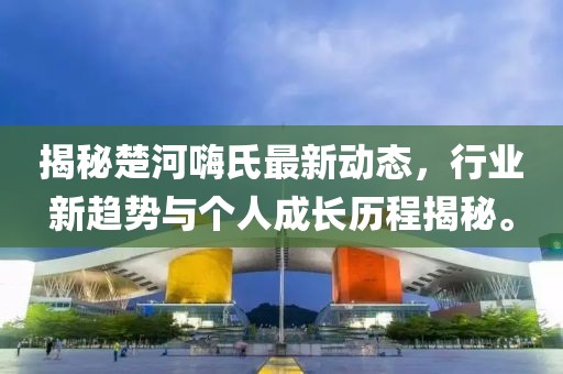 揭秘楚河嗨氏最新動態,行業新趨勢與個人成長歷程揭秘。