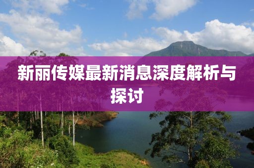 新麗傳媒最新消息深度解析與探討