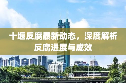 十堰反腐最新動態，深度解析反腐進展與成效