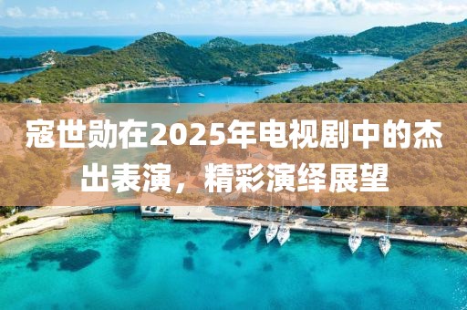 寇世勛在2025年電視劇中的杰出表演,精彩演繹展望