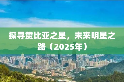 探尋贊比亞之星，未來明星之路（2025年）