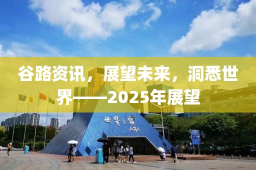 谷路資訊，展望未來，洞悉世界——2025年展望