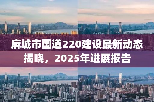 麻城市國道220建設(shè)最新動態(tài)揭曉，2025年進(jìn)展報(bào)告
