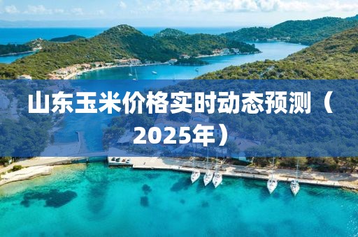 山東玉米價格實時動態預測（2025年）