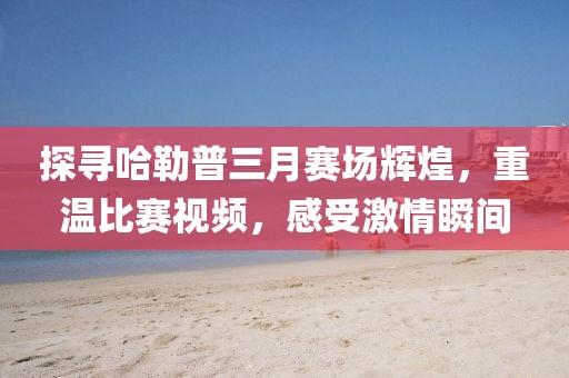 探尋哈勒普三月賽場輝煌，重溫比賽視頻，感受激情瞬間