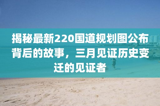 揭秘最新220國道規劃圖公布背后的故事，三月見證歷史變遷的見證者