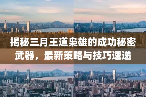 揭秘三月王道梟雄的成功秘密武器,最新策略與技巧速遞