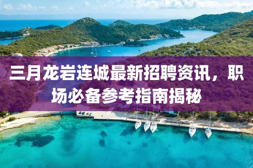 三月龍巖連城最新招聘資訊,職場必備參考指南揭秘