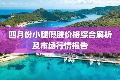 四月份小腿假肢價格綜合解析及市場行情報告