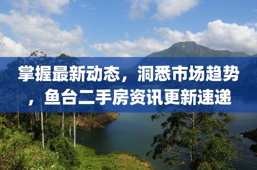 掌握最新動態,洞悉市場趨勢,魚臺二手房資訊更新速遞