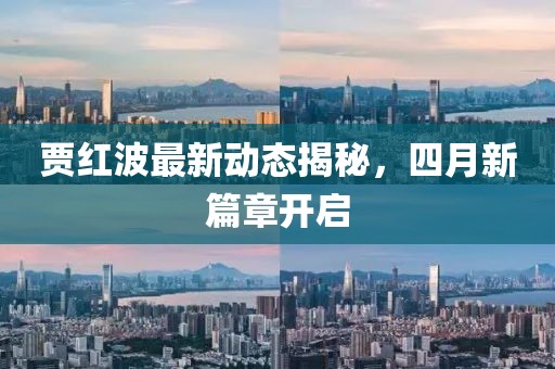 賈紅波最新動態揭秘，四月新篇章開啟