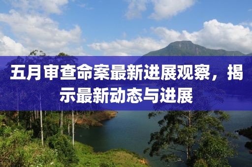 五月審查命案最新進(jìn)展觀察，揭示最新動(dòng)態(tài)與進(jìn)展