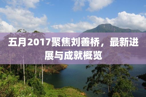 五月2017聚焦劉善橋,最新進(jìn)展與成就概覽