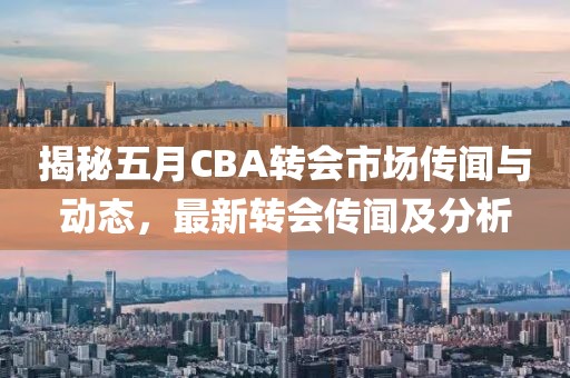 揭秘五月CBA轉(zhuǎn)會市場傳聞與動態(tài)，最新轉(zhuǎn)會傳聞及分析