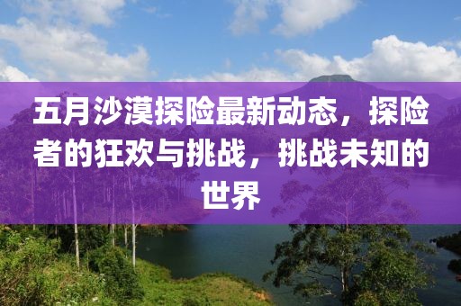 五月沙漠探險最新動態(tài)，探險者的狂歡與挑戰(zhàn)，挑戰(zhàn)未知的世界