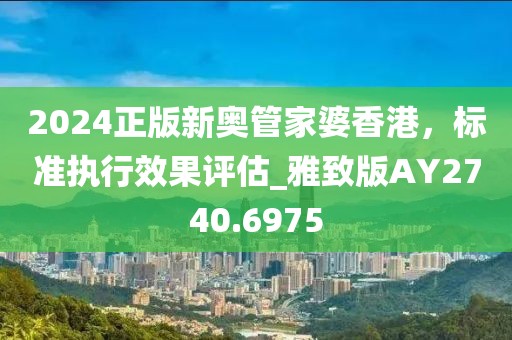2024正版新奧管家婆香港,標準執行效果評估_雅致版AY2740.6975