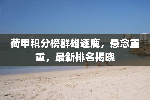 荷甲積分榜群雄逐鹿,懸念重重,最新排名揭曉