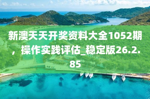 新澳天天開獎資料大全1052期,操作實踐評估_穩定版26.2.85