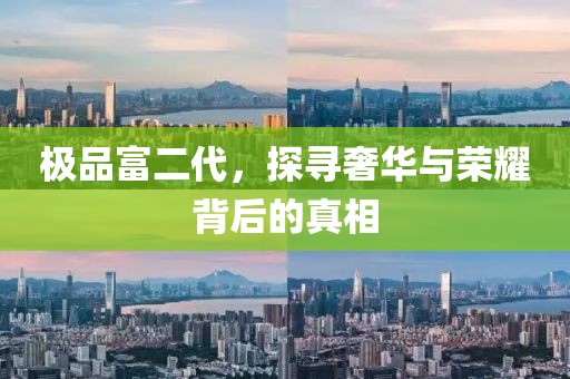 極品富二代,探尋奢華與榮耀背后的真相